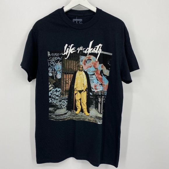 Notorias B.I.G Other - Notorious B.I.G. T-Shirt Life After Death Black NEW w/ TAGS